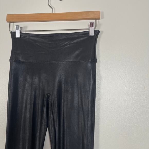 Spanx • Faux Leather Black Leggings - Picture 2 of 5